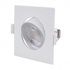 Φωτιστικό LED Χωνευτό Κινητό 3/5/7W 230V 38° CCT Λευκό 21-3709